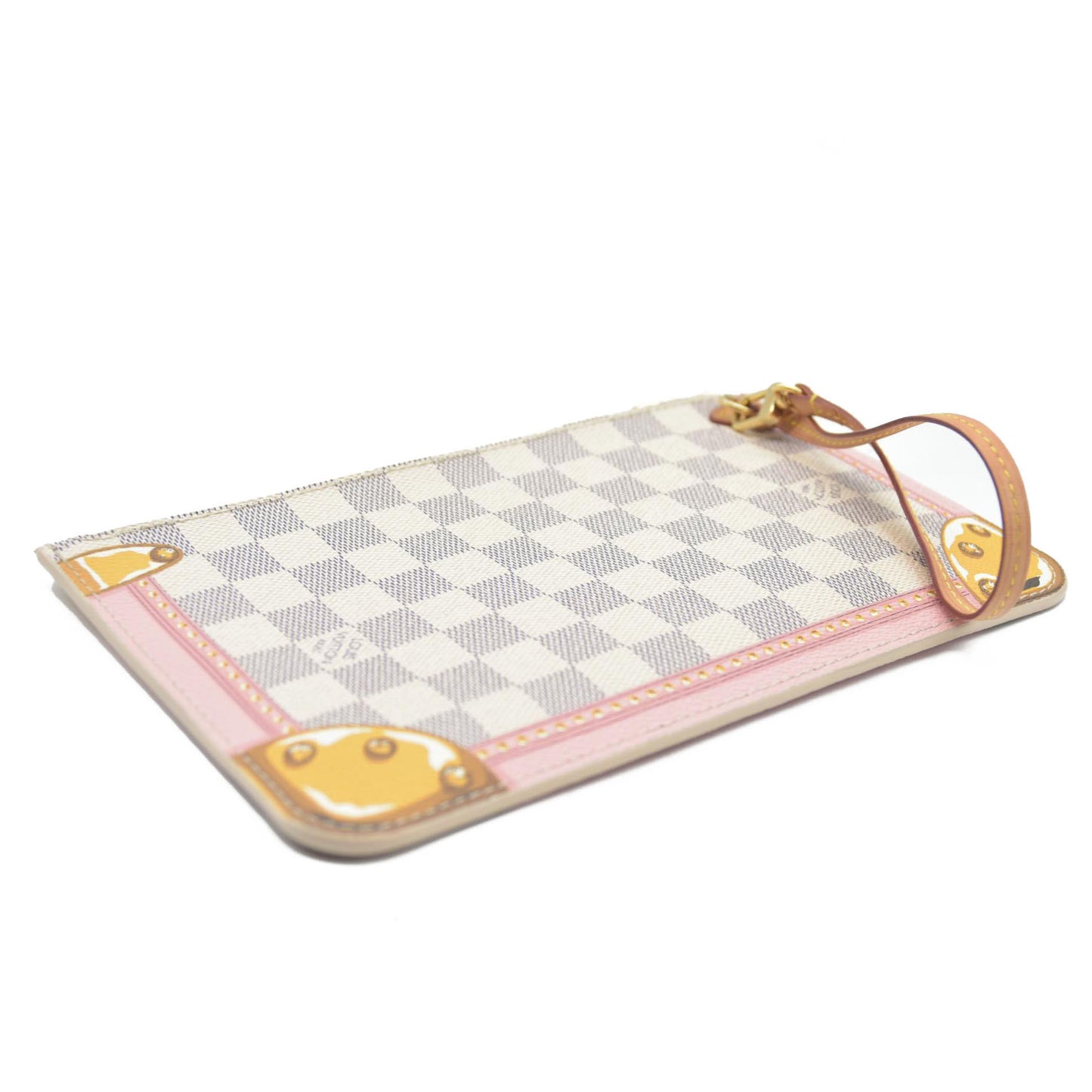 $2170 Louis Vuitton  Damier Azur Summer Trunks Neo Neverfull MM GI0168