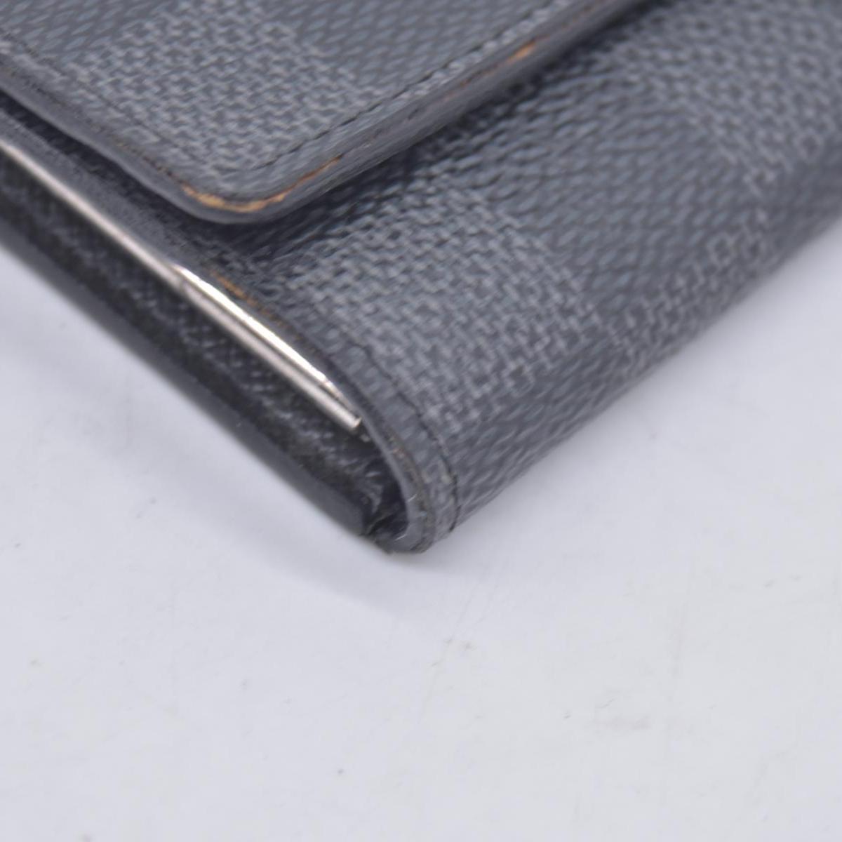 $395 2015 Louis Vuitton Graphite Multicles 6 Key Holder CT5105 CONSIGNMENT 10021172