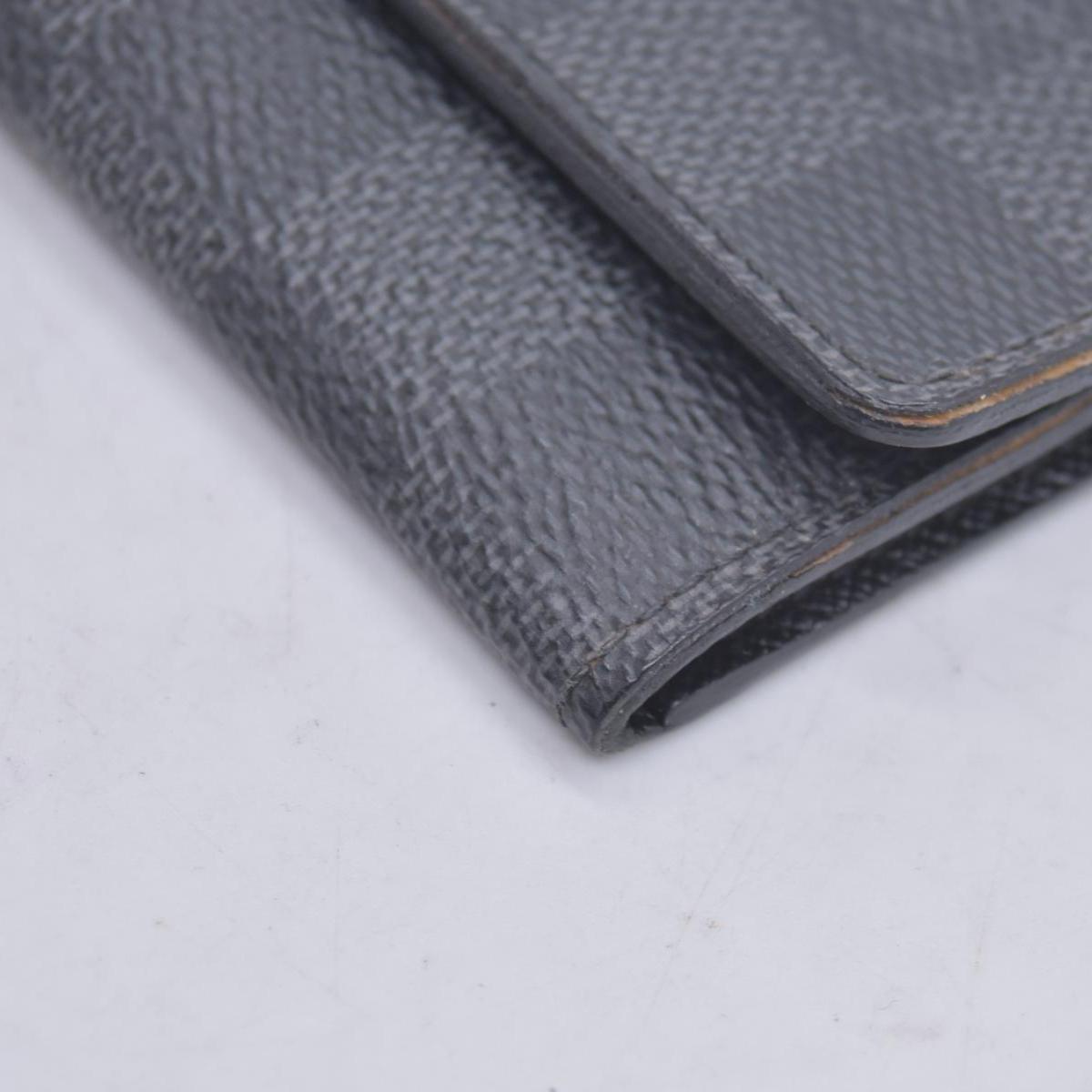 $395 2015 Louis Vuitton Graphite Multicles 6 Key Holder CT5105 CONSIGNMENT 10021172