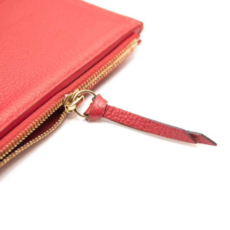 LOUIS VUITTON Empreinte Victorine Wallet in Red Pink