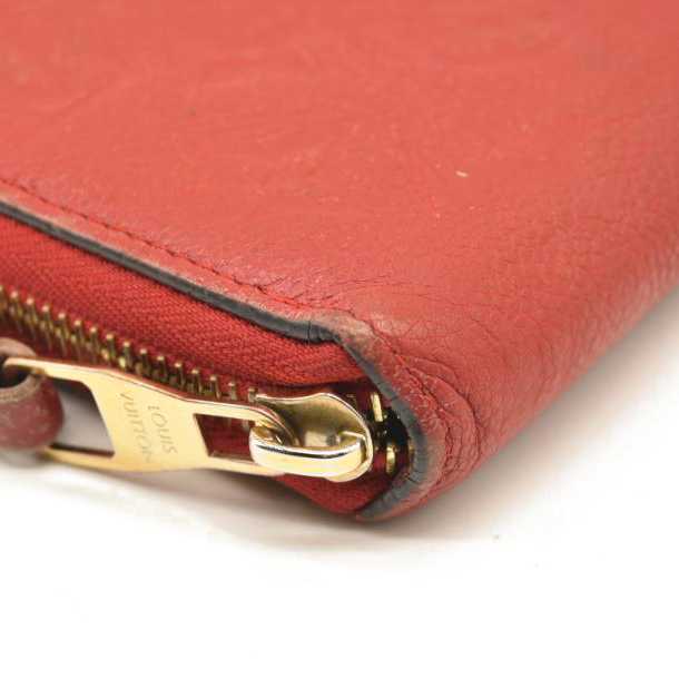 LOUIS VUITTON Empreinte Zippy Wallet Scarlet SP0176