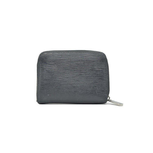$540 2012 Louis Vuitton Epi Zippy Coin Purse Black SN2122