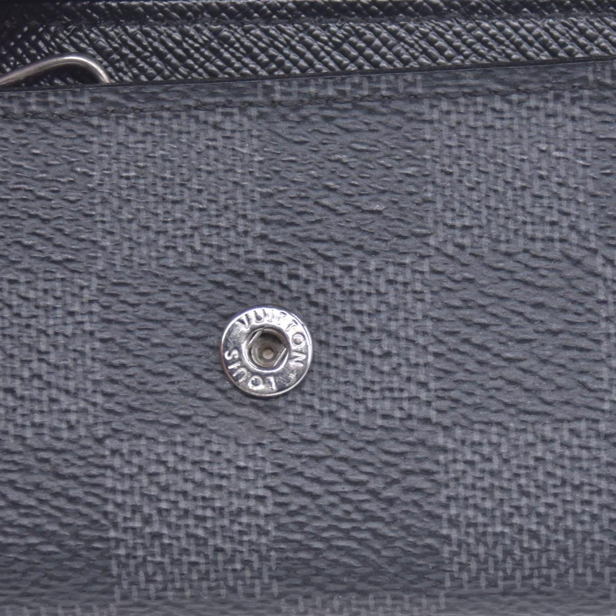$395 2015 Louis Vuitton Graphite Multicles 6 Key Holder CT5105 CONSIGNMENT 10021172