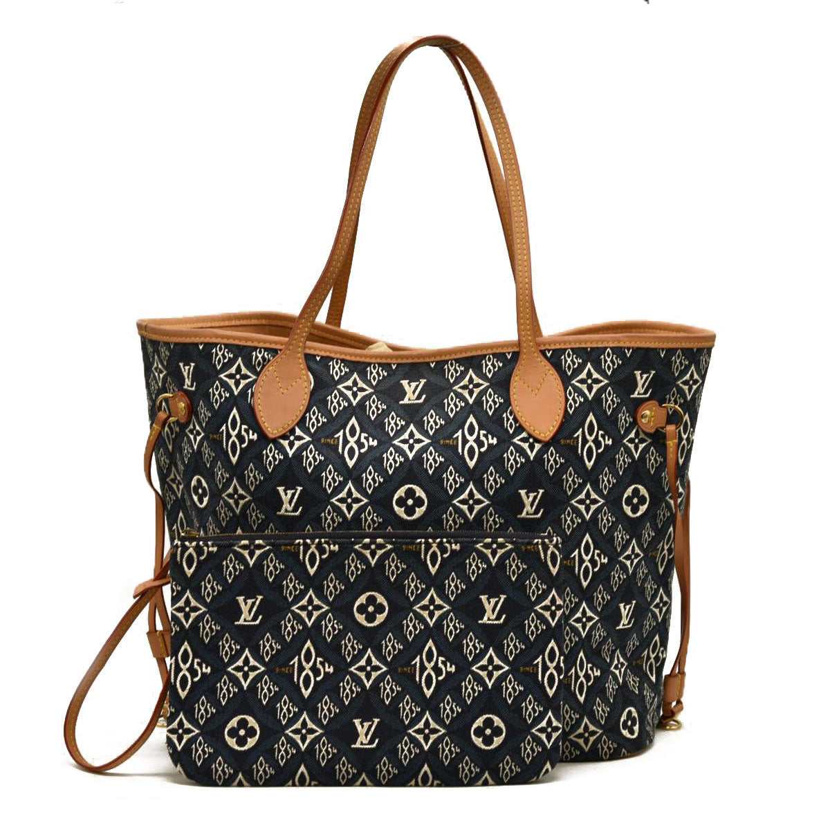 Louis Vuitton  Jacquard Since 1854 Neverfull MM Blue
