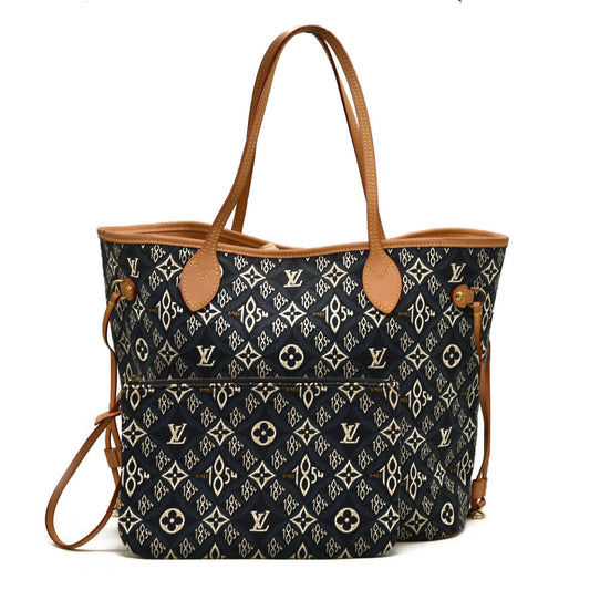Louis Vuitton  Jacquard Since 1854 Neverfull MM Blue