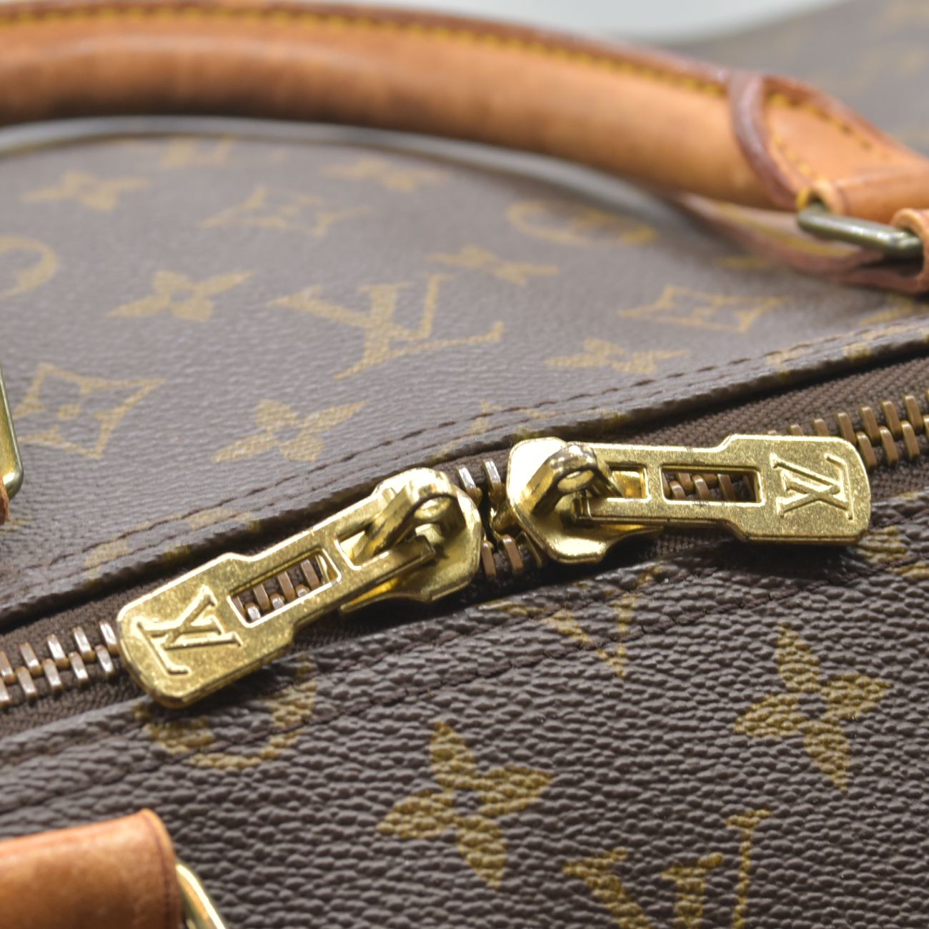 $2280 Louis Vuitton LV Boston Bag Keepall 55 Brown Monogram VI0922