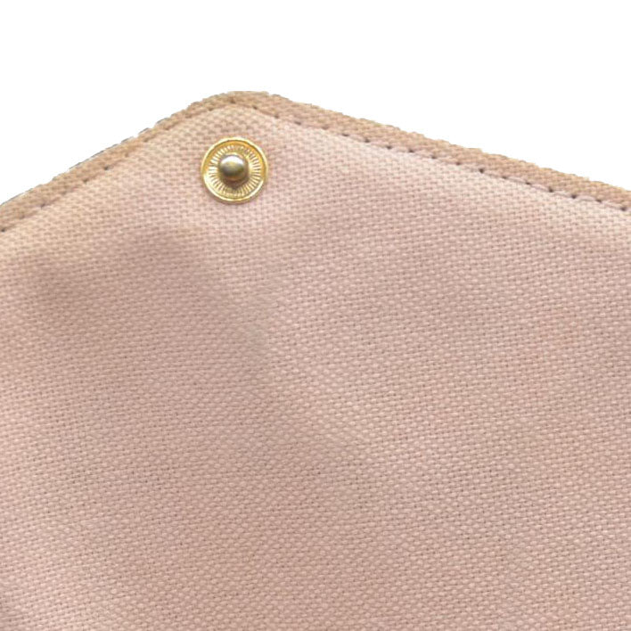 $2350 Louis Vuitton  Monogram Valentine Dog Pochette Felicie Chain Wallet