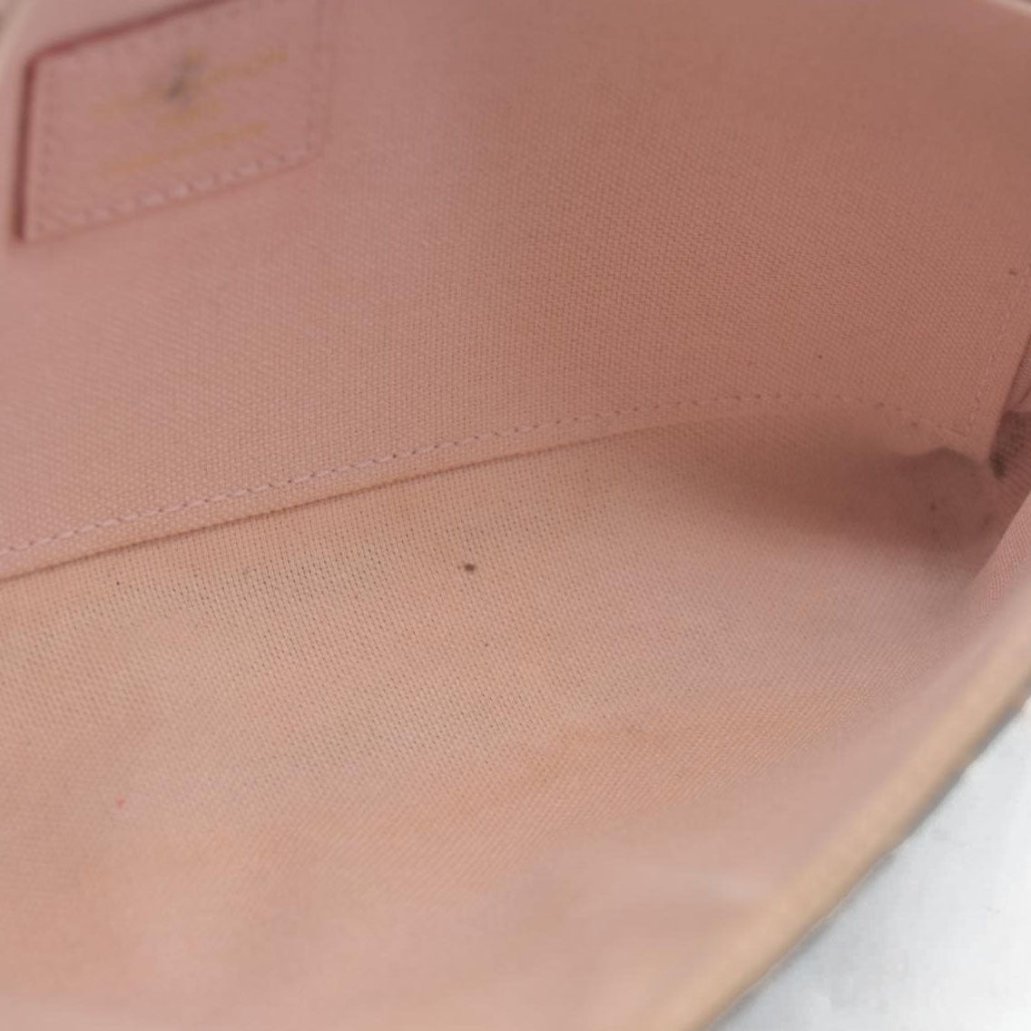 $2350 Louis Vuitton  Monogram Valentine Dog Pochette Felicie Chain Wallet