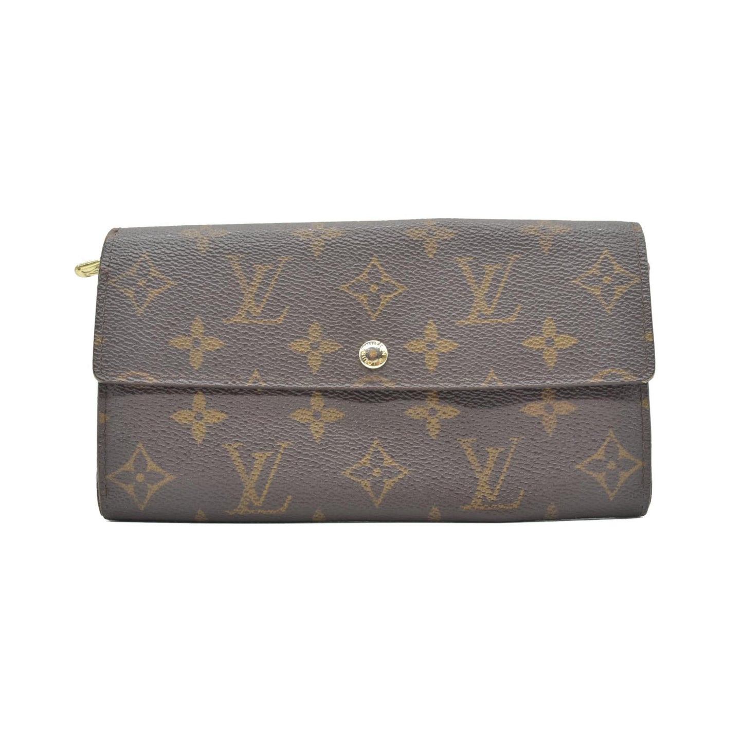 $775 2006 Louis Vuitton Monogram Sarah Wallet MI1026