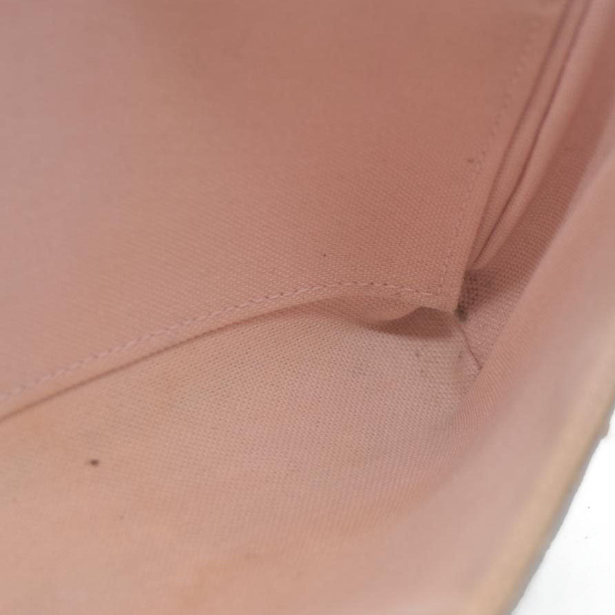 $2350 Louis Vuitton  Monogram Valentine Dog Pochette Felicie Chain Wallet