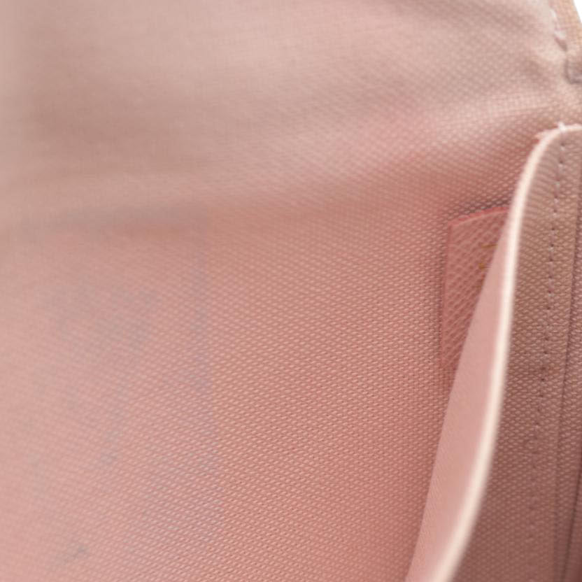 $2350 Louis Vuitton  Monogram Valentine Dog Pochette Felicie Chain Wallet