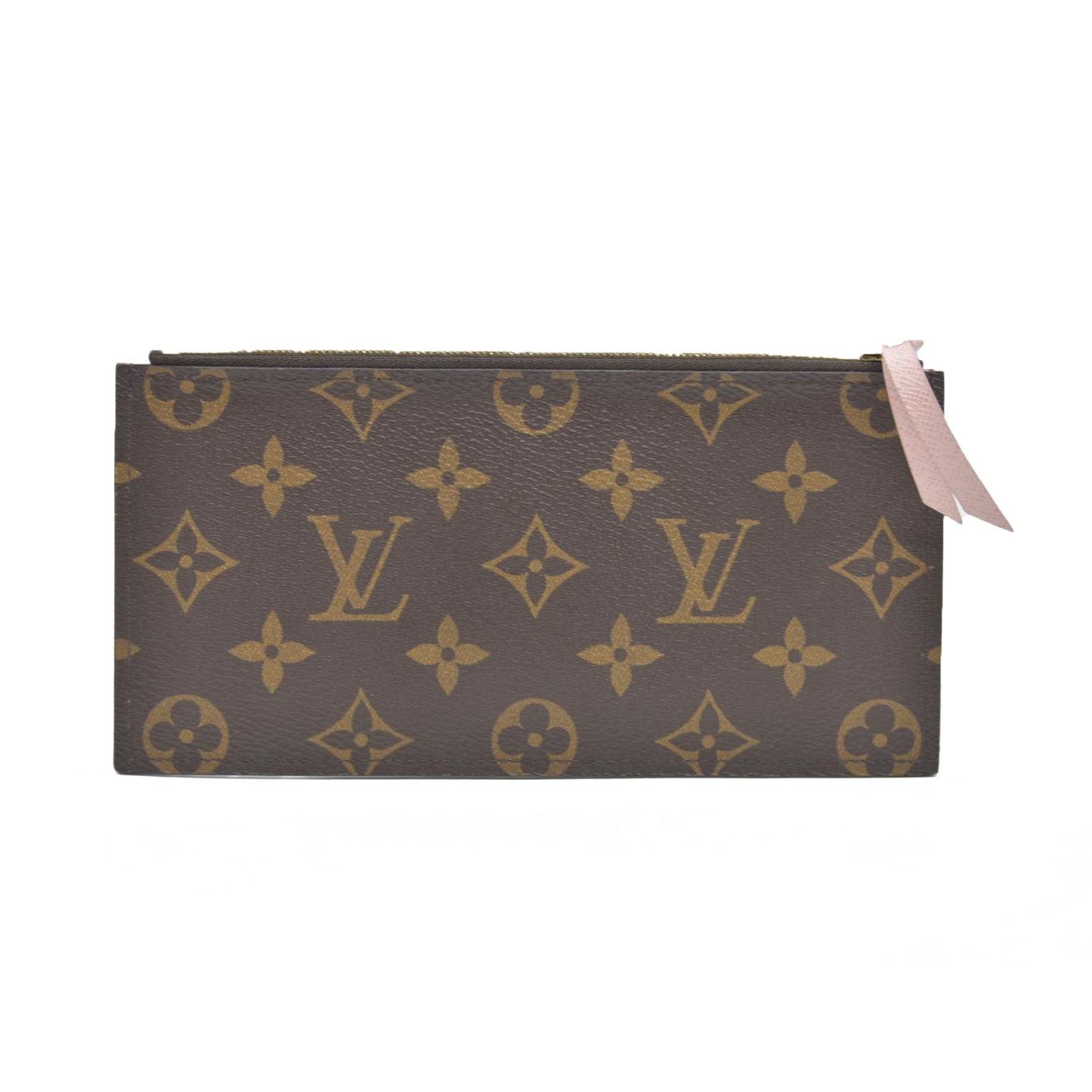 AUCTION $2350 Louis Vuitton  Monogram Valentine Dog Pochette Felicie Zipper insert
