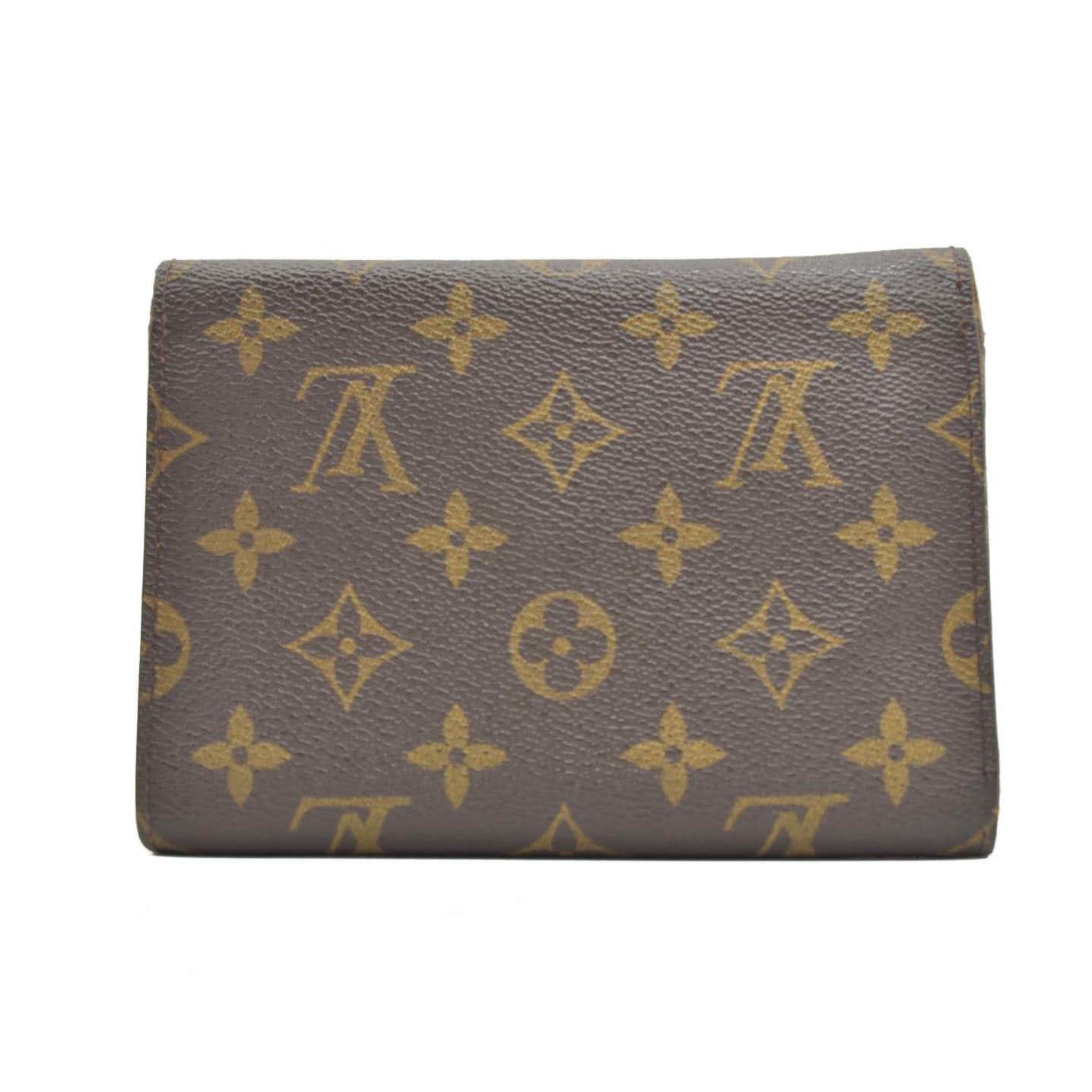 $635 1997 Louis Vuitton Monogram Porte Tresor Etui Papiers Trifold Wallet SP1917