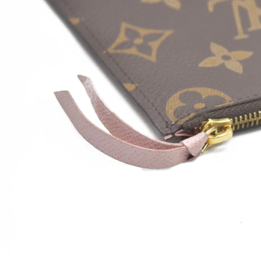 AUCTION $2350 Louis Vuitton  Monogram Valentine Dog Pochette Felicie Zipper insert