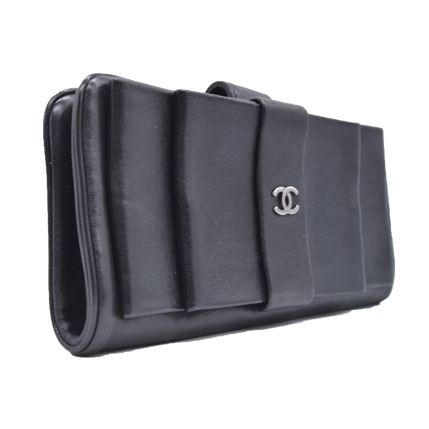 Chanel  Sevruga Leather French Purse CONSIGNMENT