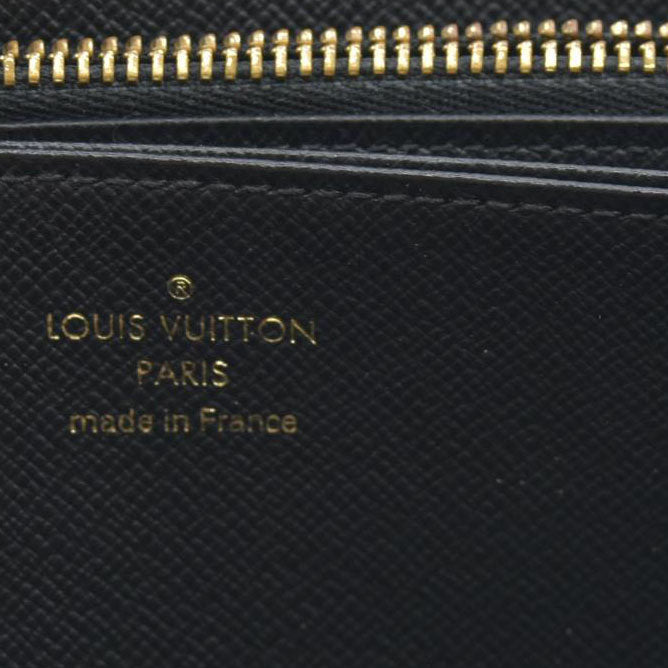 $915 CONSIGNMENT Louis Vuitton  Reverse Monogram Giant Zippy Wallet LU4220