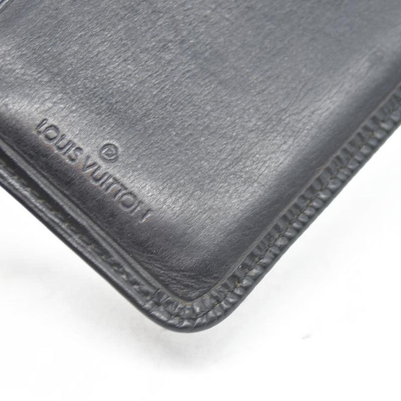 Louis Vuitton Epi De Poche Leather Pass Card Case Black