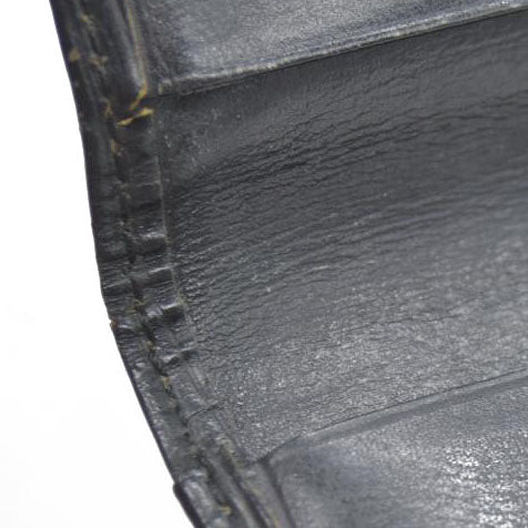 Louis Vuitton Epi De Poche Leather Pass Card Case Black