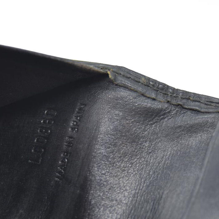 Louis Vuitton Epi De Poche Leather Pass Card Case Black