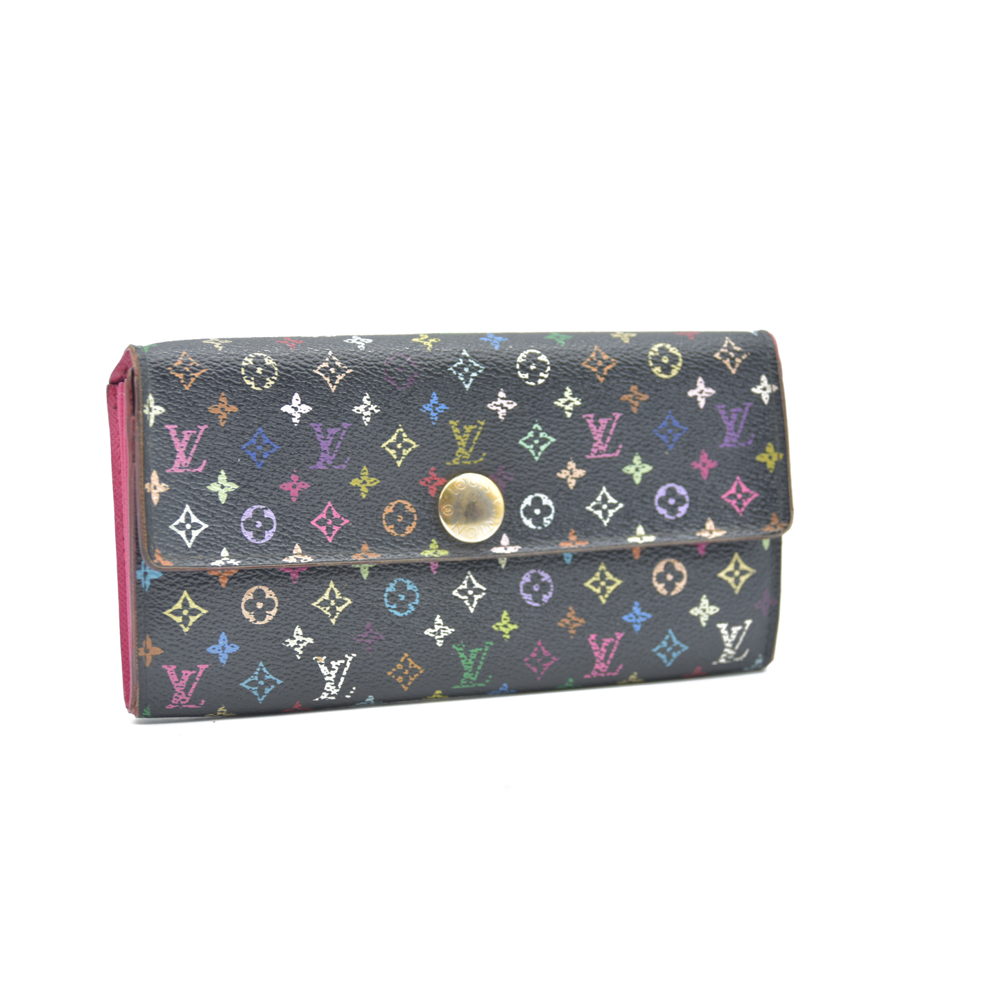 Louis Vuitton Monogram Multicolor Portefeiulle Sarah Long Bifold Wallet CA2160