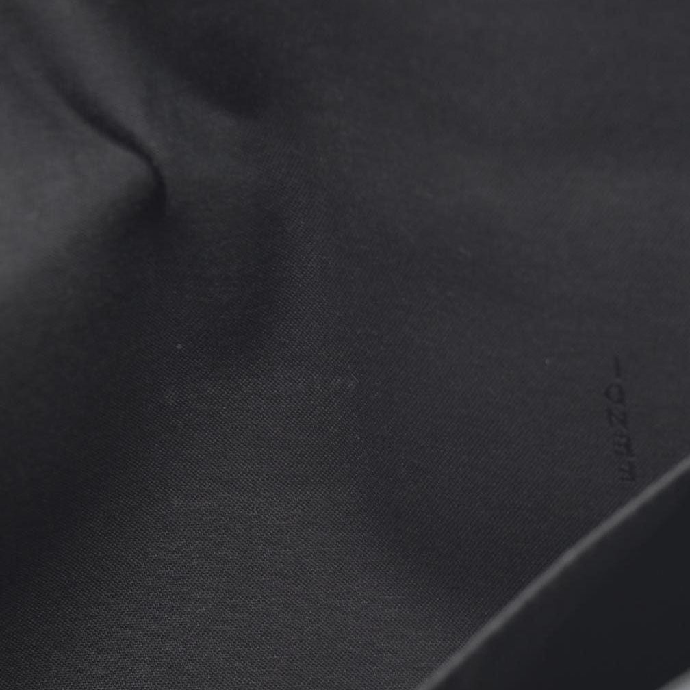 $1600 Fendi Vitello Soft F is Fendi Bi-Color FF 1974 Embossed Envelope Wallet On Chain with Pouches Maya Black