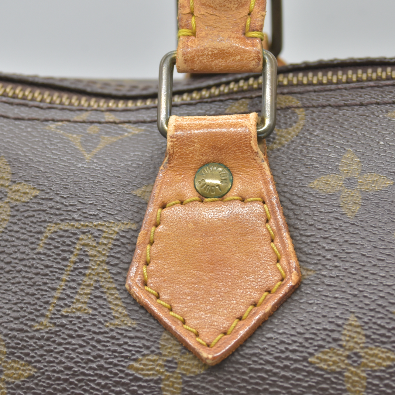 1988 $1490 Louis Vuitton LV Hand Bag Speedy 25 Brown Monogram VI884