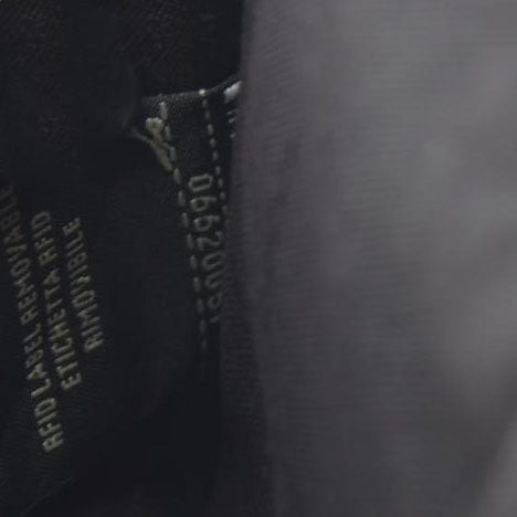 $1600 Fendi Vitello Soft F is Fendi Bi-Color FF 1974 Embossed Envelope Wallet On Chain with Pouches Maya Black