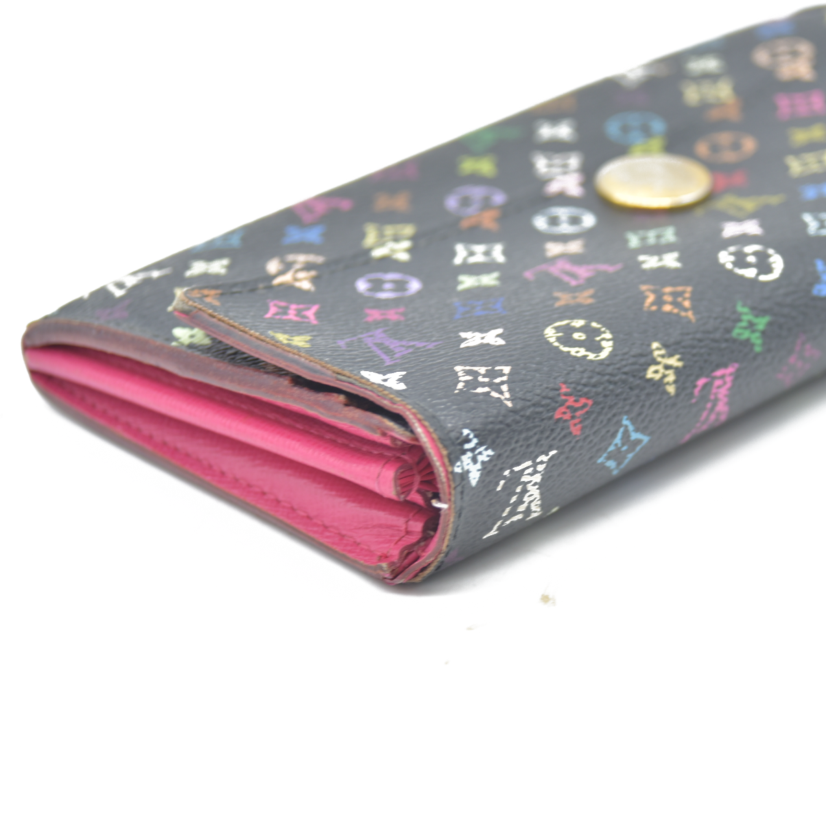 Louis Vuitton Monogram Multicolor Portefeiulle Sarah Long Bifold Wallet CA2160