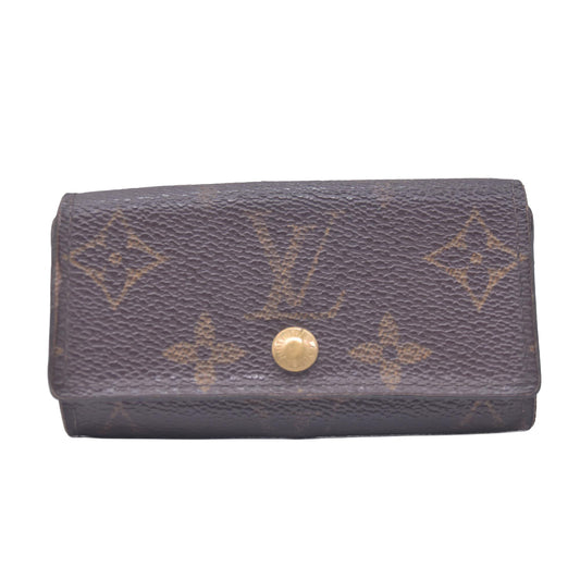 $345 1991 Louis Vuitton Monogram Multicles 4 Key Holder RA1911 CONSIGNMENT 10021279