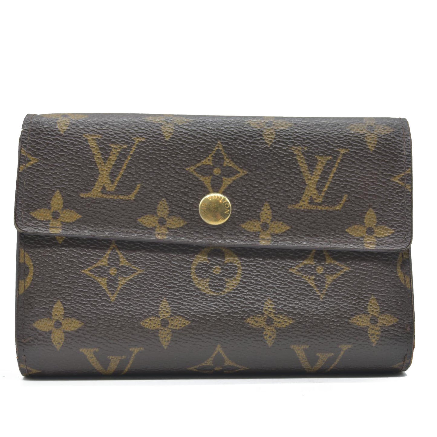 Louis Vuitton Monogram Porte Tresor Etui Papiers Wallet CA2069