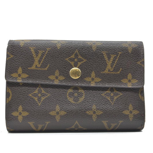 Louis Vuitton Monogram Porte Tresor Etui Papiers Wallet CA2069
