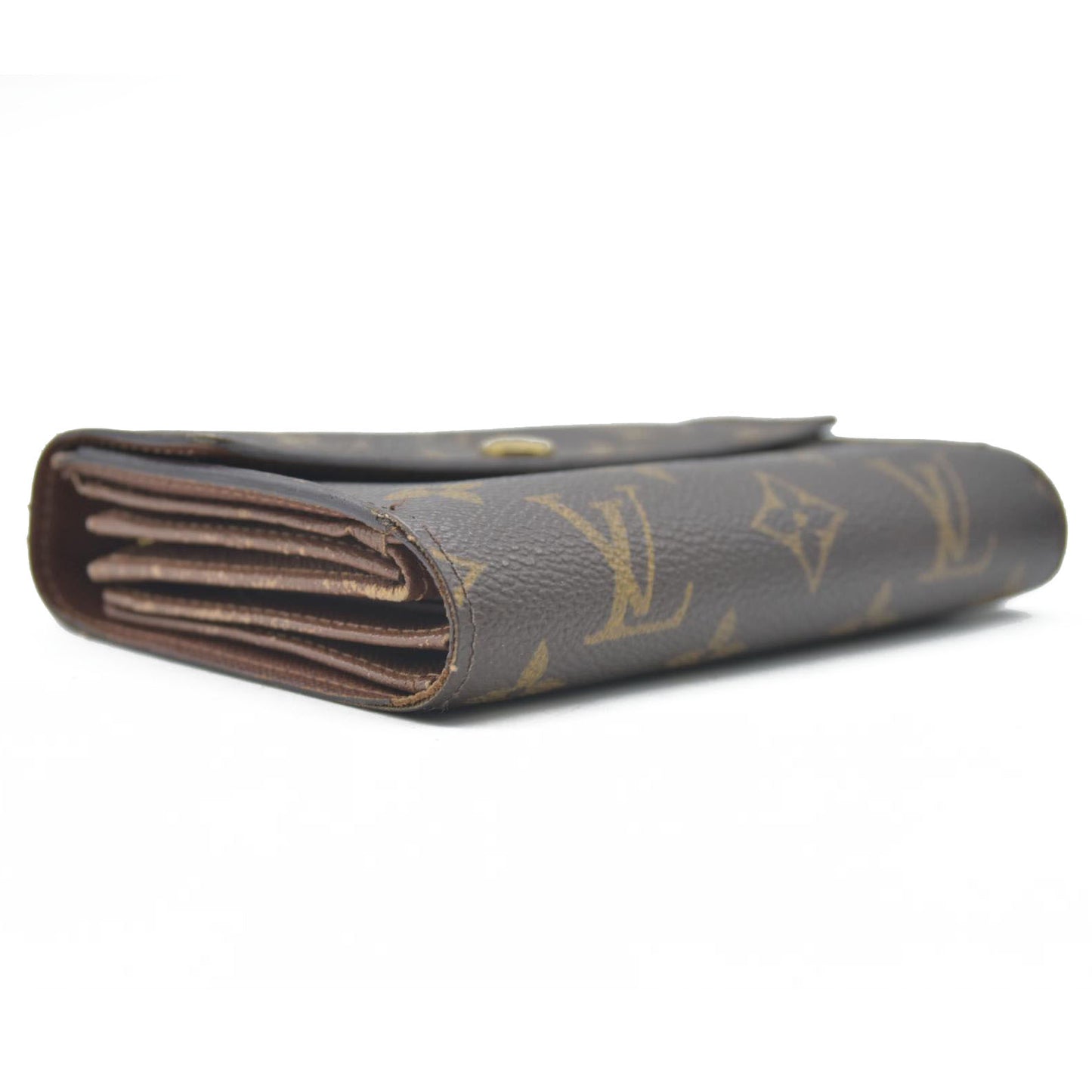 Louis Vuitton Monogram Porte Tresor Etui Papiers Wallet CA2069