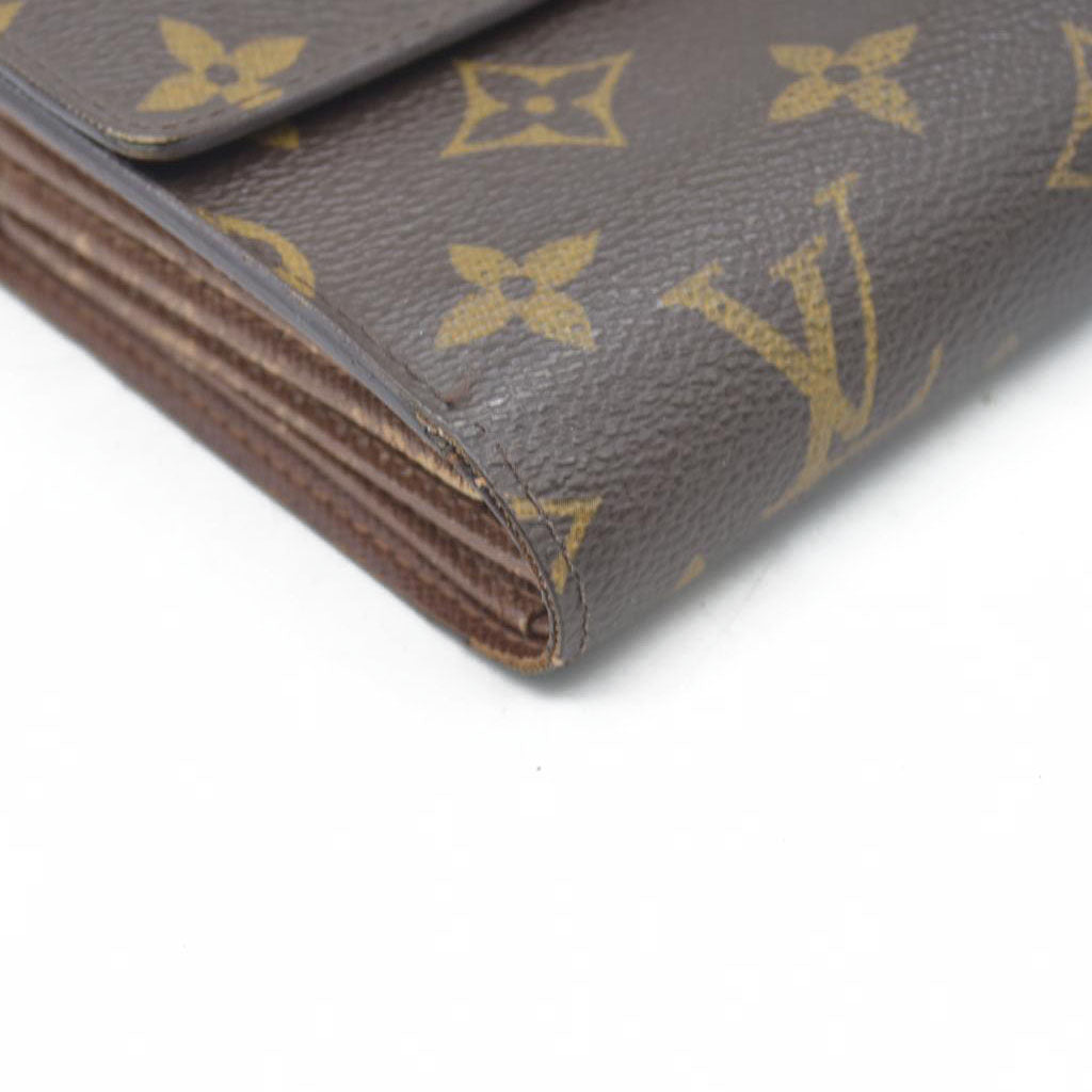 Louis Vuitton Monogram Porte Tresor Etui Papiers Wallet CA2069