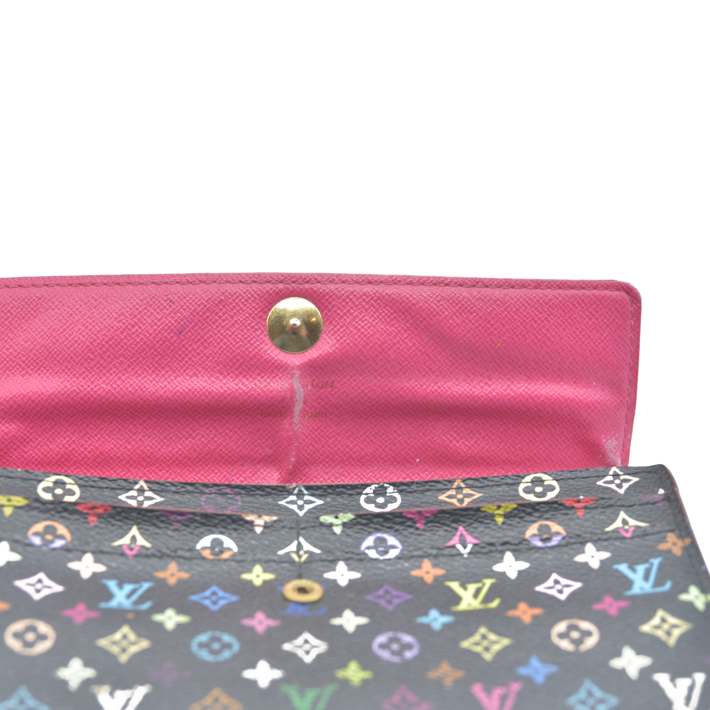 Louis Vuitton Monogram Multicolor Portefeiulle Sarah Long Bifold Wallet CA2160