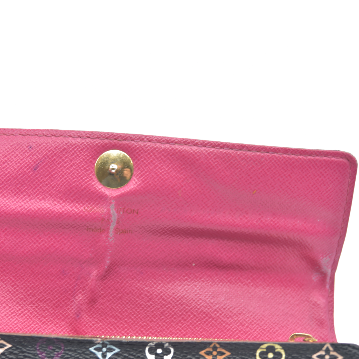 Louis Vuitton Monogram Multicolor Portefeiulle Sarah Long Bifold Wallet CA2160