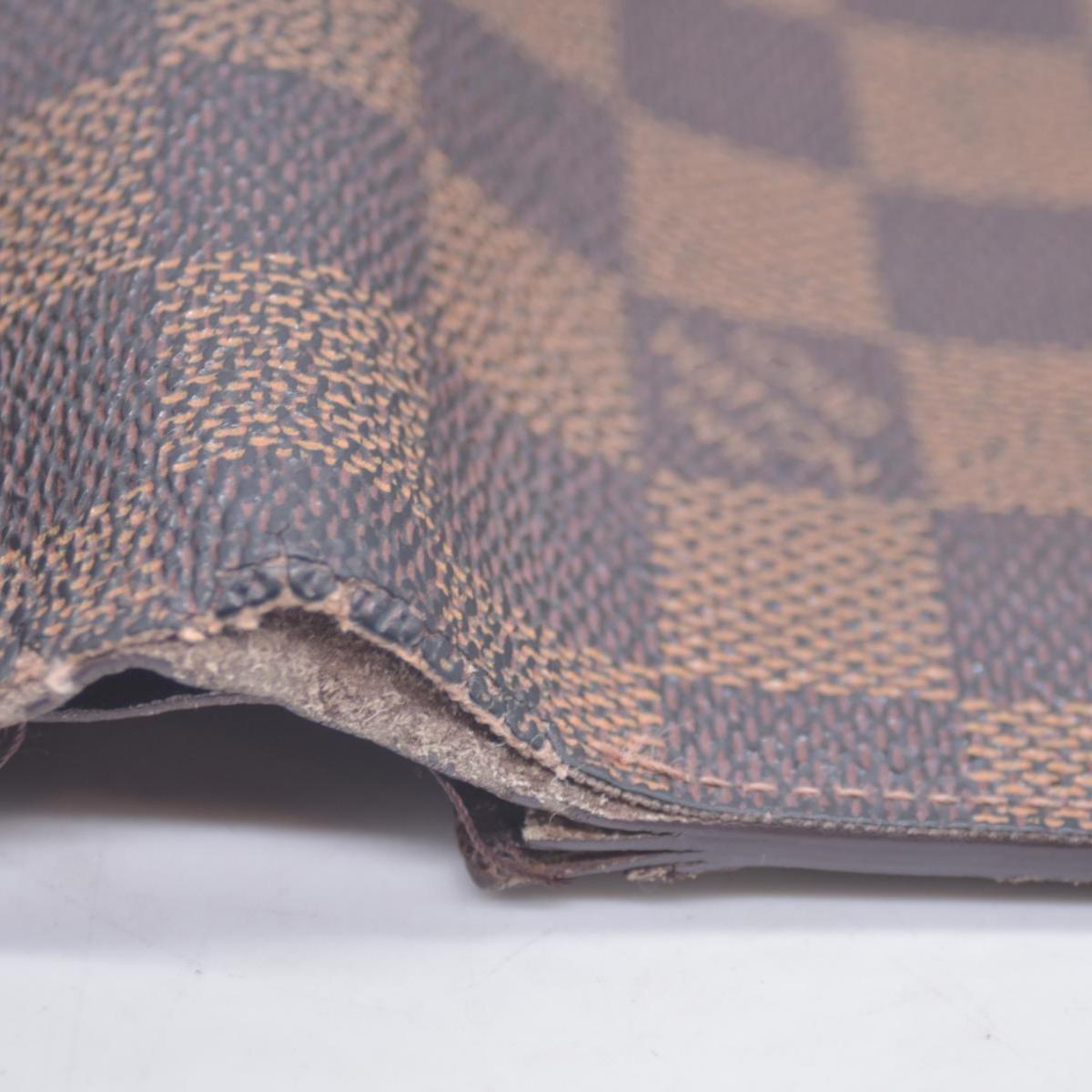 $750 Louis Vuitton Damier Ebene Kisslock French Wallet CONSIGNMENT