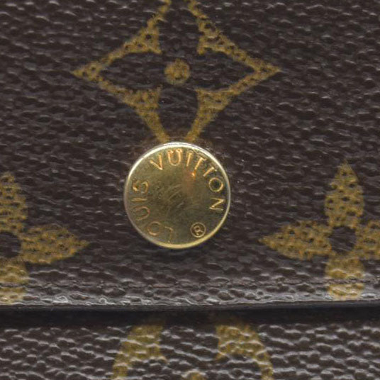 Louis Vuitton Monogram Porte Tresor Etui Papiers Wallet CA2069