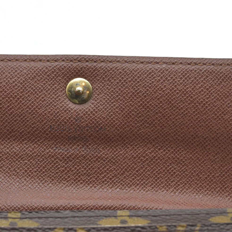 Louis Vuitton Monogram Porte Tresor Etui Papiers Wallet CA2069
