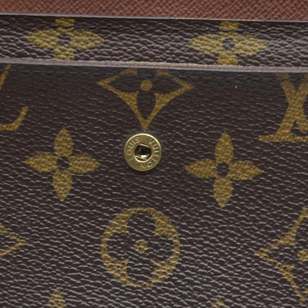 Louis Vuitton Monogram Porte Tresor Etui Papiers Wallet CA2069