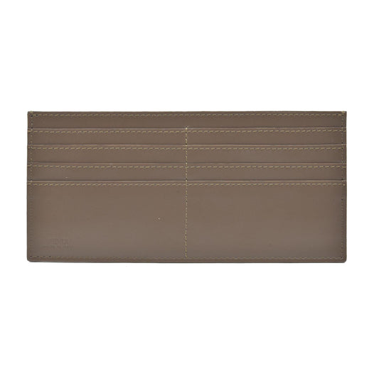 AUCTION $1550 Fendi Vitello Soft F is Fendi Bi-Color FF 1974 Embossed Envelope Wallet On Chain with Pouches Maya Black Insert Card holder