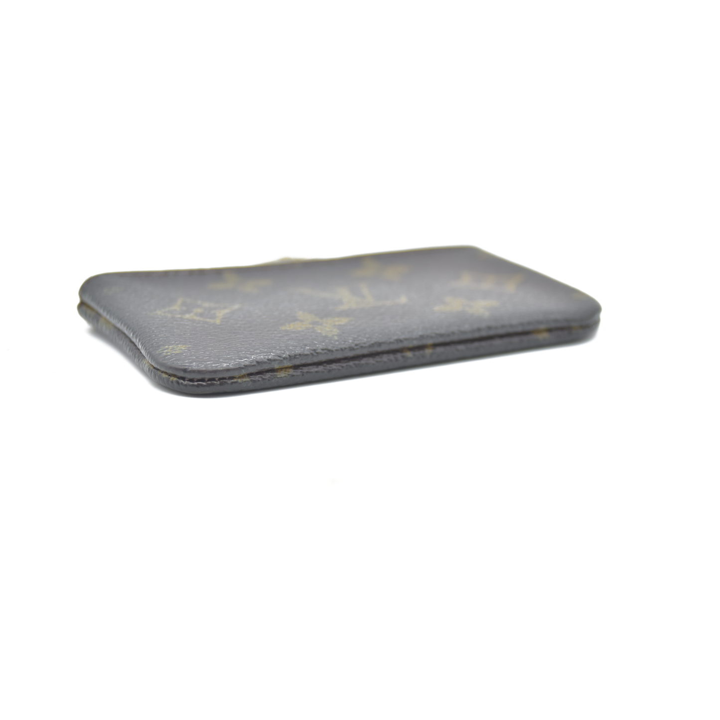 Louis Vuitton Monogram Pochette Cles Wallet Coin Purse Brown CA0092