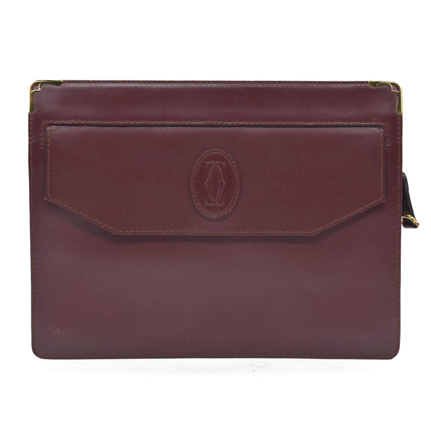 Cartier Leather Clutch Bag