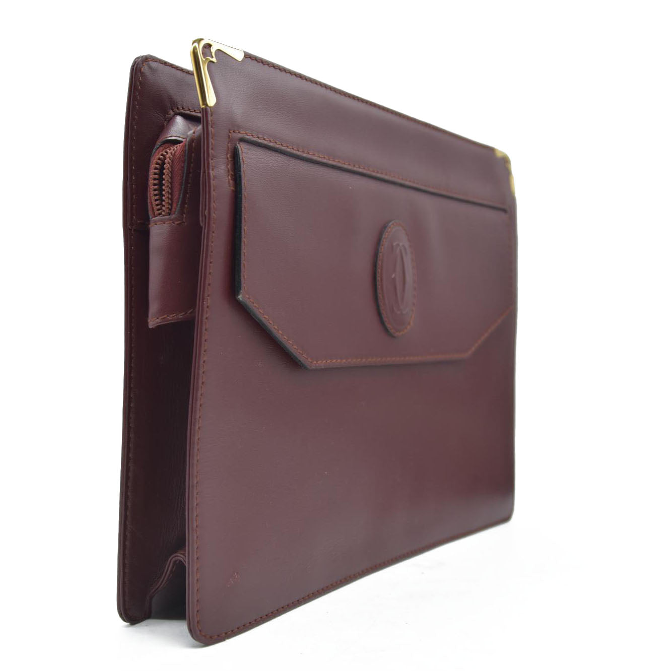 Cartier Leather Clutch Bag