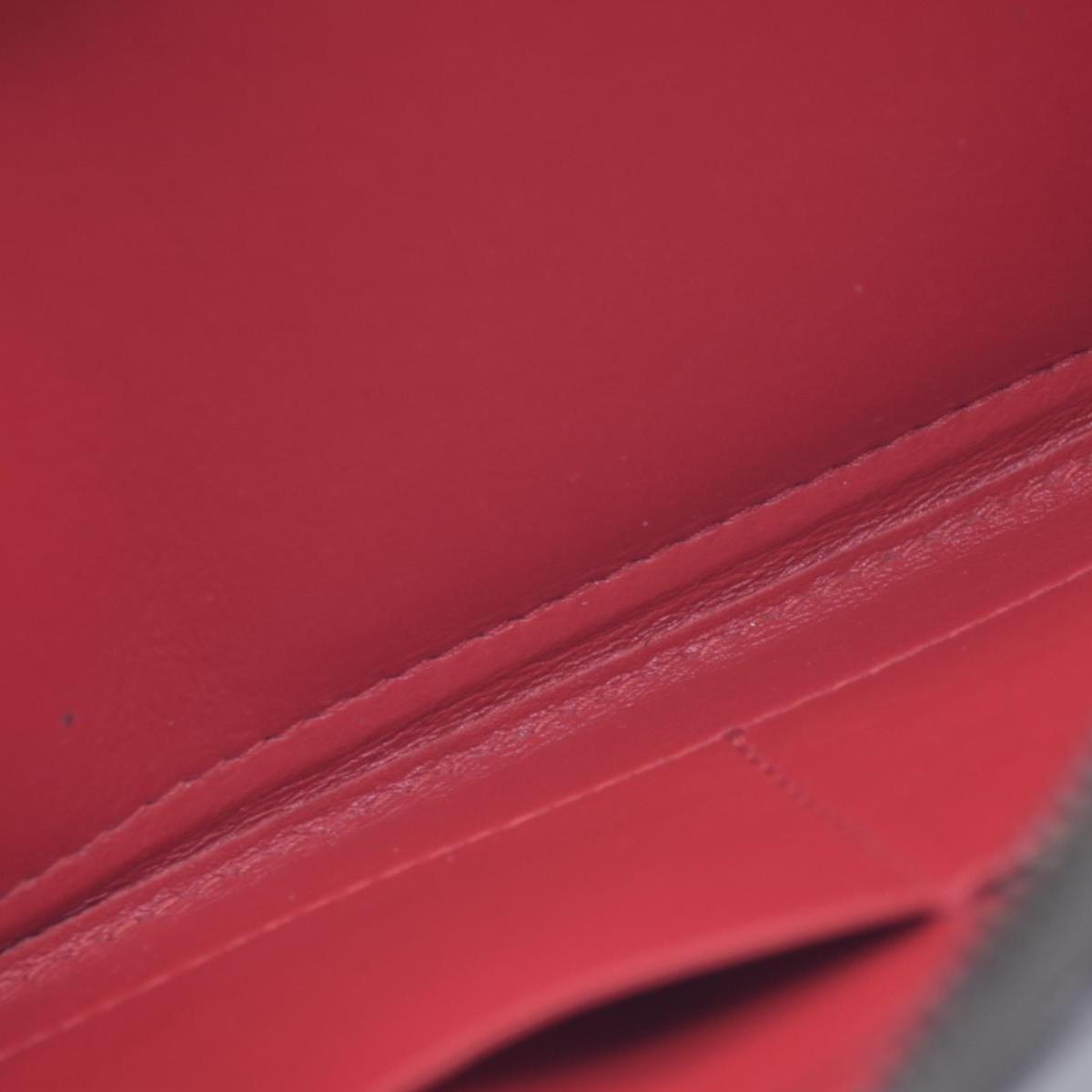 $1050 BOTTEGA VENETA Intrecciato Nappa Zip Around Wallet Grey Red CONSIGNMENT 10021175