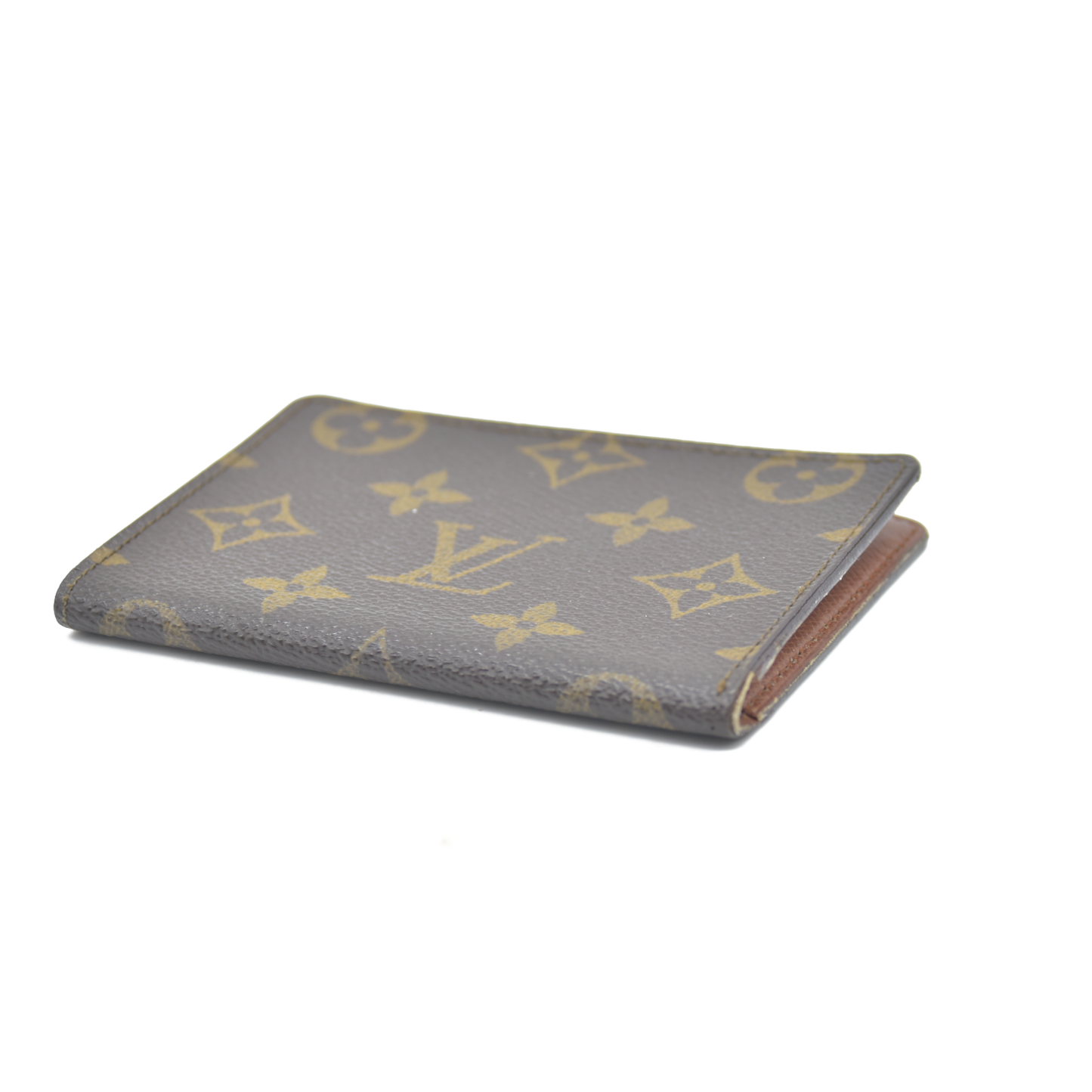 Louis Vuitton Monogram Porte 2 Cartes Vertical Pass Card Case Brown  881A2