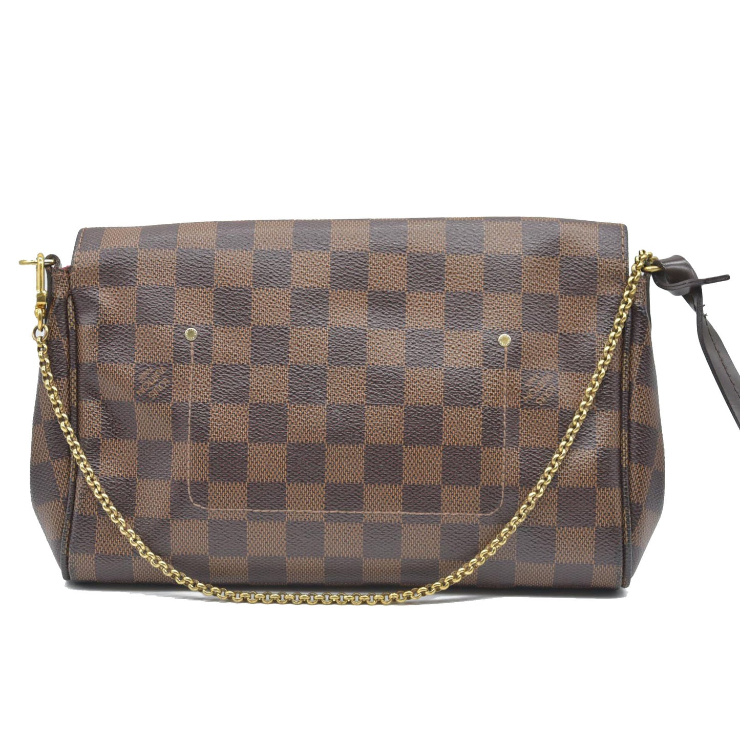 $1460 Louis Vuitton  Damier Ebene Favorite MM DU3114