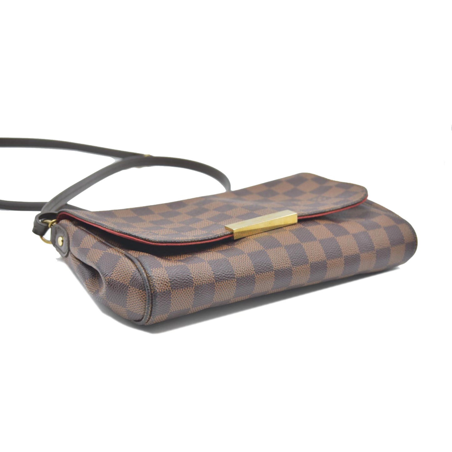 $1460 Louis Vuitton  Damier Ebene Favorite MM DU3114