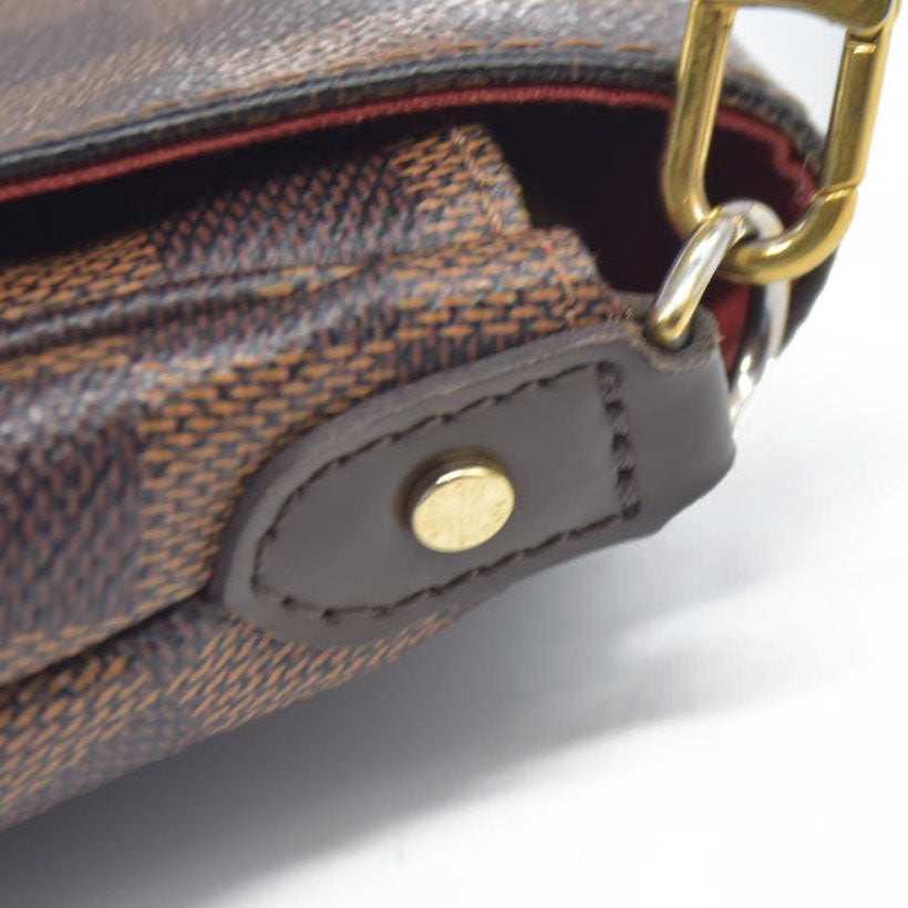 $1460 Louis Vuitton  Damier Ebene Favorite MM DU3114