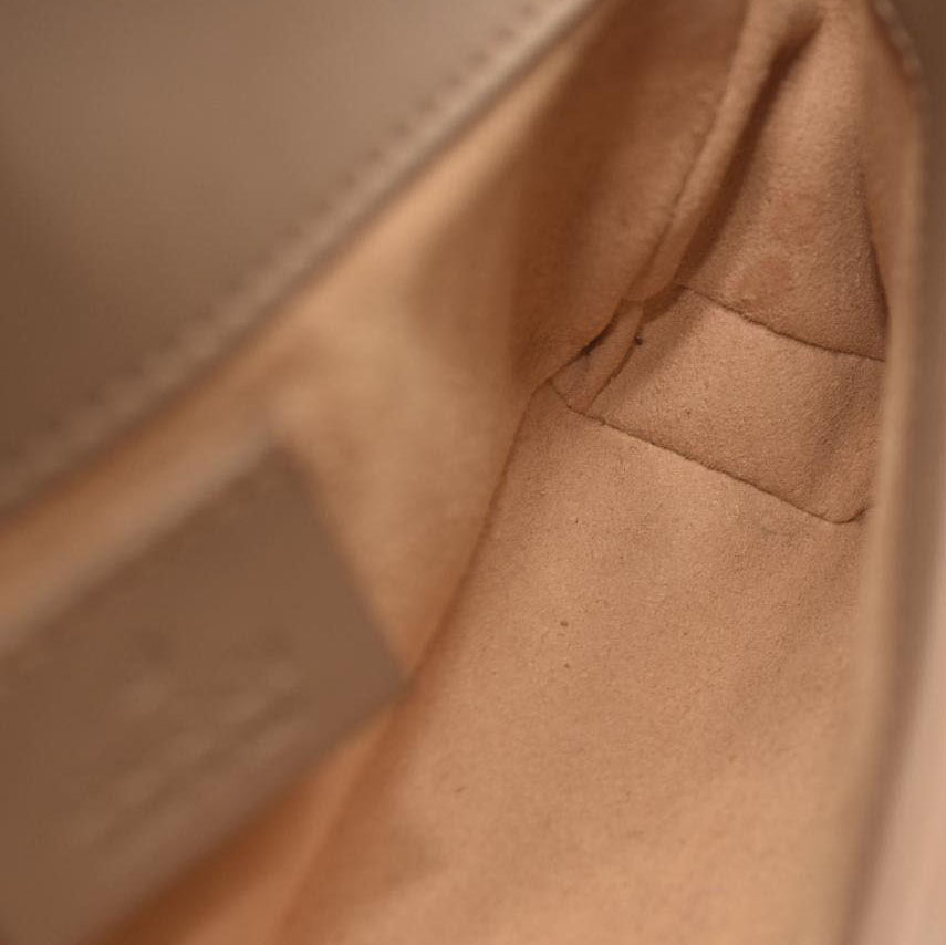 GUCCI Calfskin Matelasse Super Mini GG Marmont Shoulder Bag Porcelain Rose