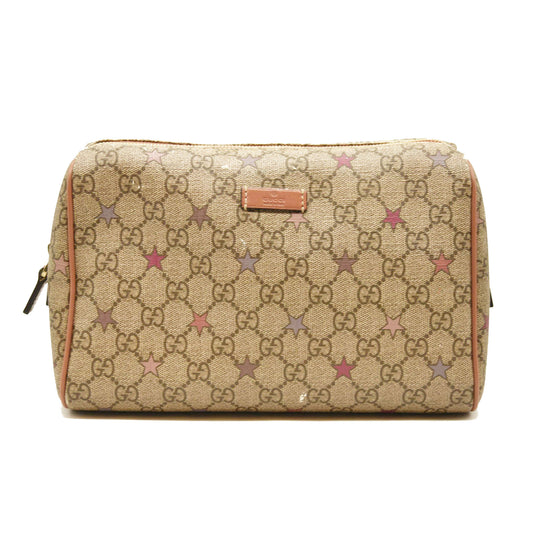 Gucci  GG Supreme Stars Cosmetic Pouch